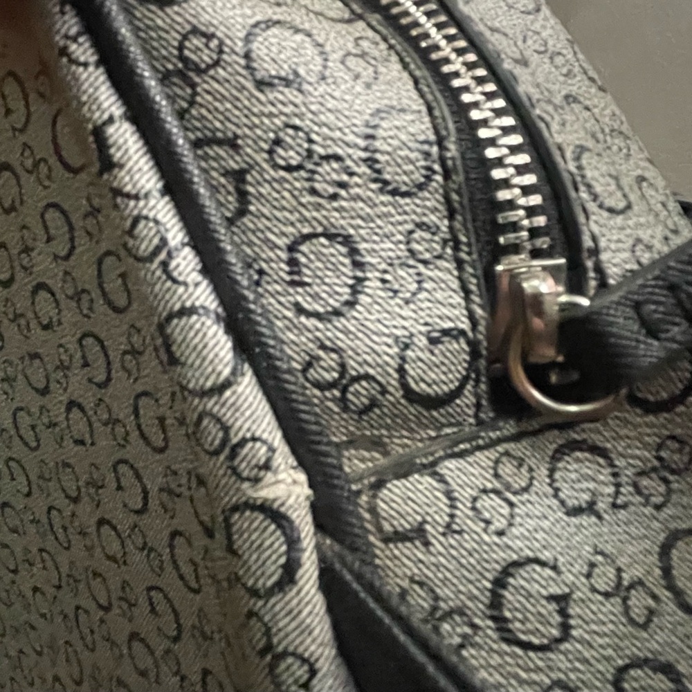 Guess Black Monogram Backpack Classic Design - Picture 10 of 12